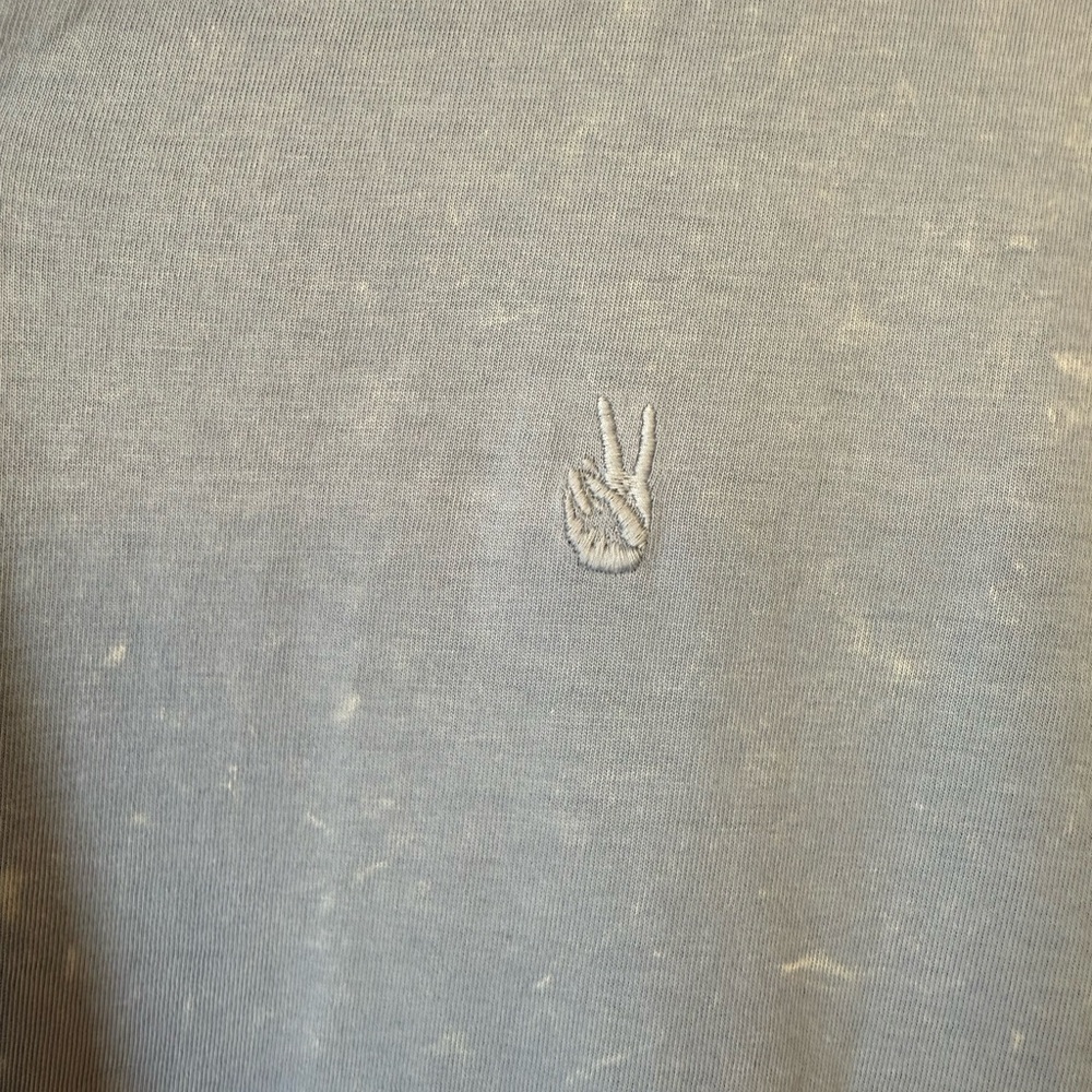 John Varvatos Marble Wash Polo Light Blue Size XL - Picture 10 of 10